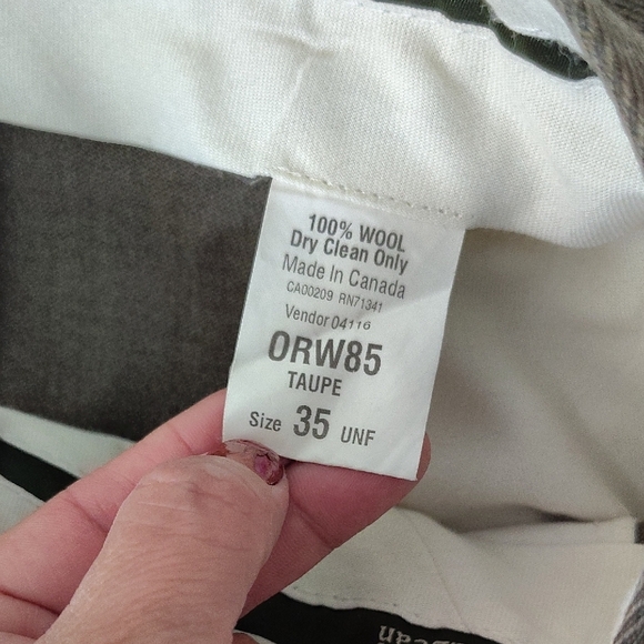 L.L. Bean Brown Dress Pants with Classic Straight-Leg Cut - Picture 3 of 13